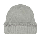 HTC0067 Pearl and Rhinestone Angora Cuff Beanie - MiMi Wholesale