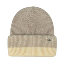 HTC0068 Two Tone Heather Stripe Cuff Beanie - MiMi Wholesale