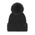 HTC0069 Glass Bead Cuff Faux Fur Pom Beanie - MiMi Wholesale