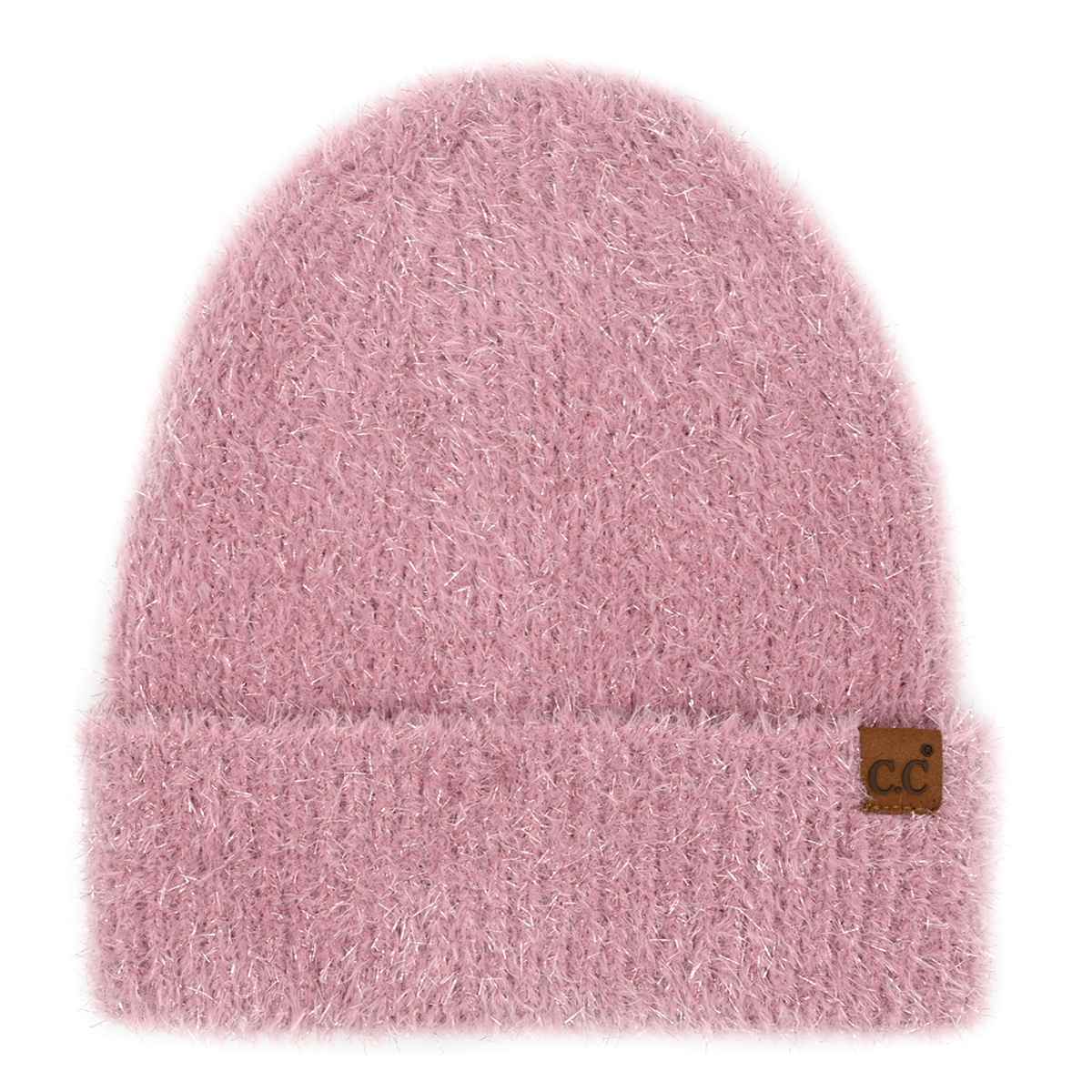 HTC0118 Metallic Eyelash Cuff Beanie - MiMi Wholesale