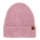 HTC0118 Metallic Eyelash Cuff Beanie - MiMi Wholesale