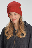 HTC0122 Gameday Embossed Cuff Beanie - MiMi Wholesale