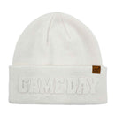 HTC0122 Gameday Embossed Cuff Beanie - MiMi Wholesale