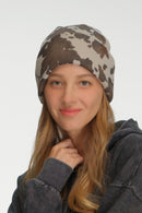 HTC0125 Cow Pattern Beanie - MiMi Wholesale