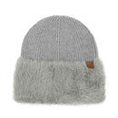 HTE0105 Faux Fur Cuff Beanie - MiMi Wholesale