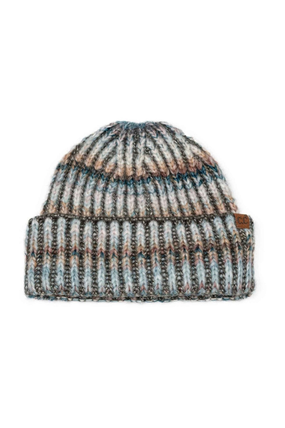 HTE0175 Nora Ombre Rib C&C Beanie - MiMi Wholesale
