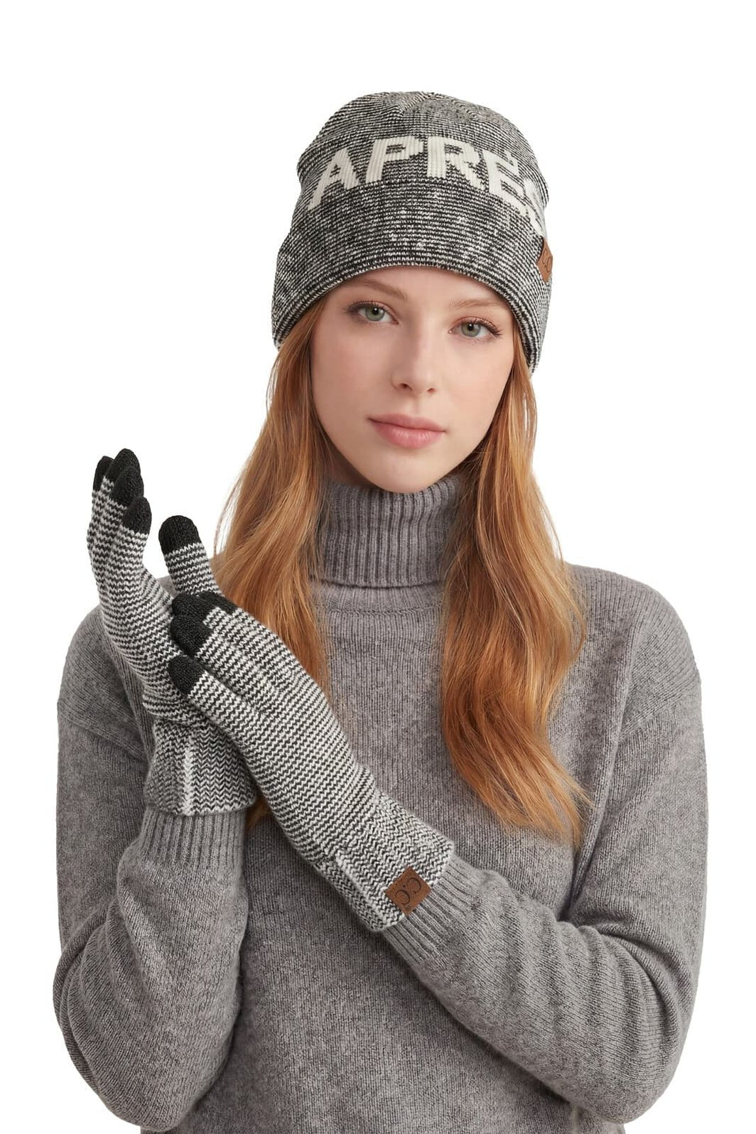 HTE0185 Aspen Apres Ski Pinstripe Beanie - MiMi Wholesale