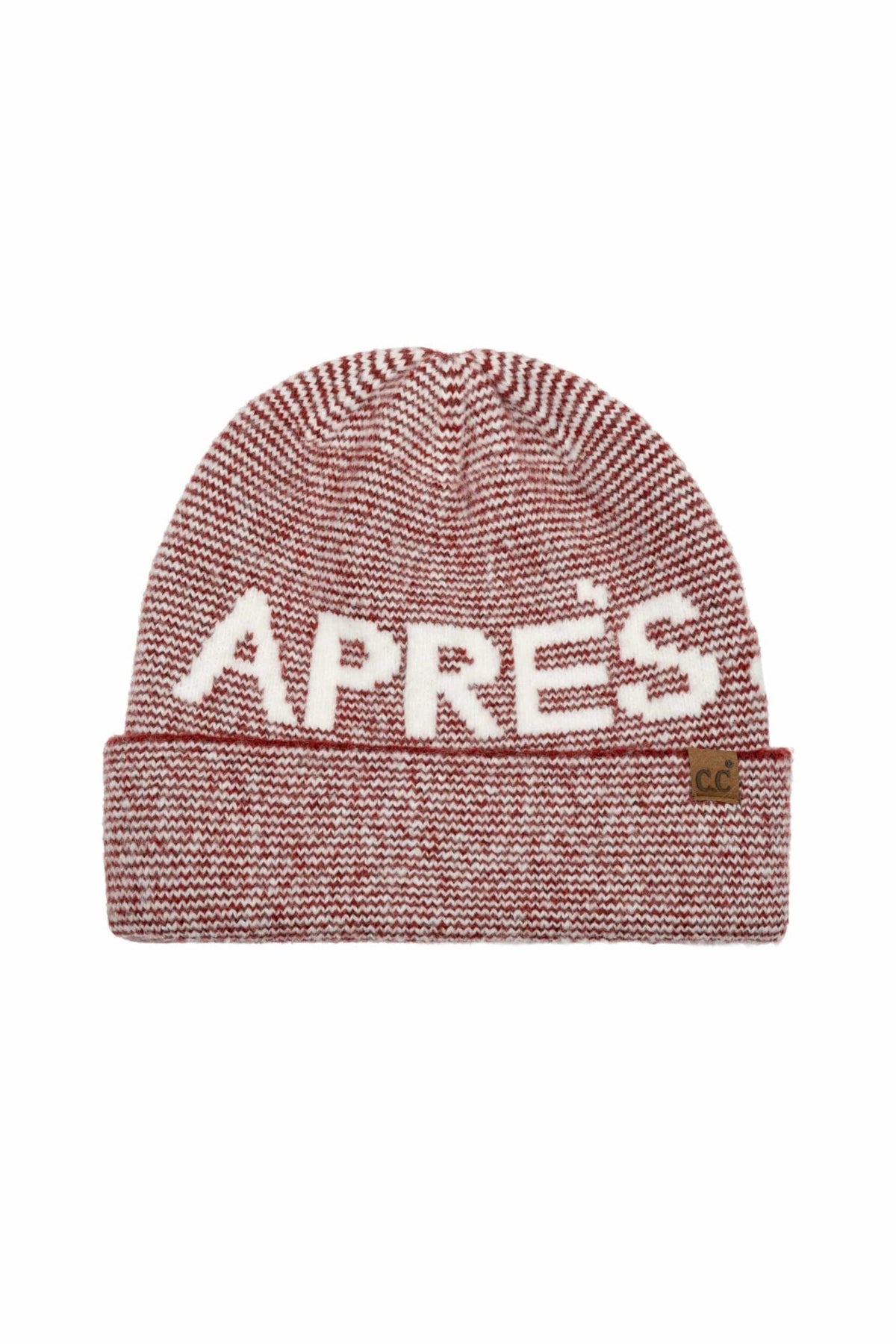 HTE0185 Aspen Apres Ski Pinstripe Beanie - MiMi Wholesale