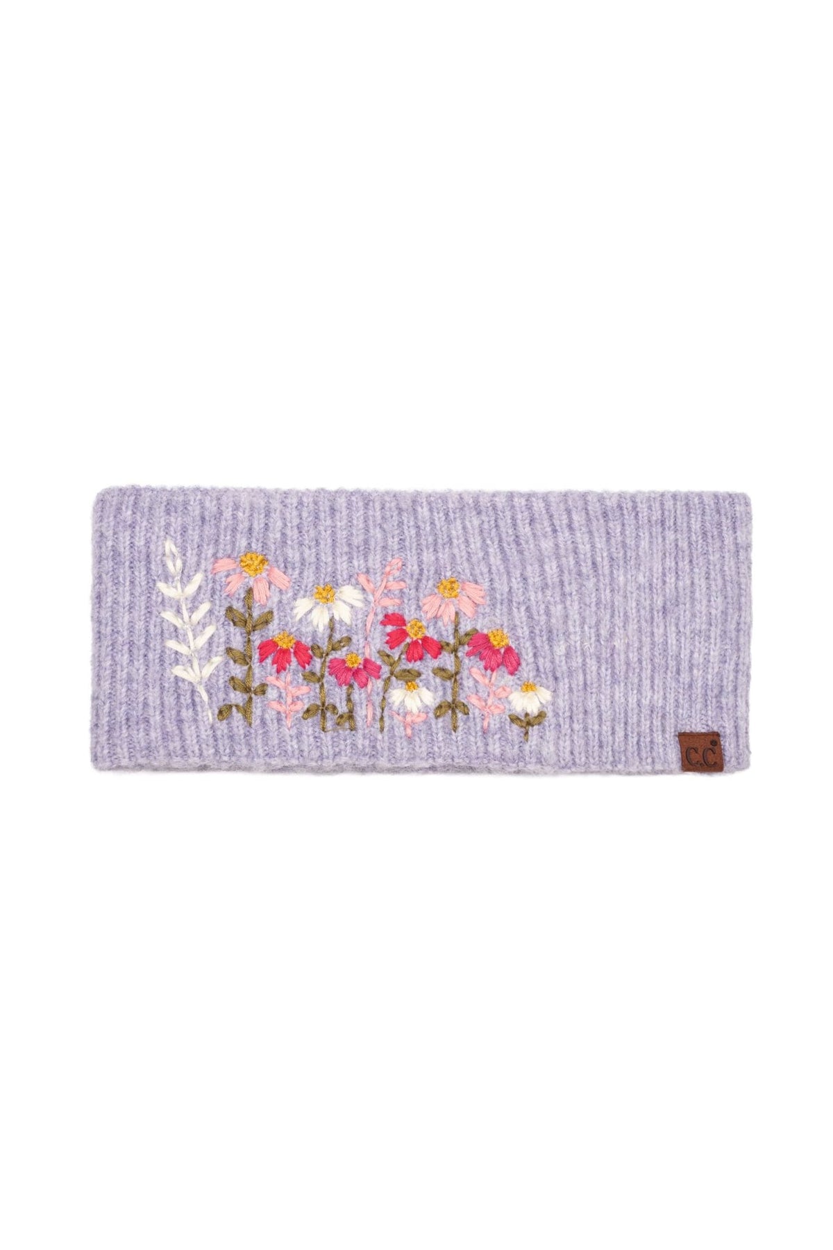HWE0166 Flora Floral Embroidered Headwrap - MiMi Wholesale