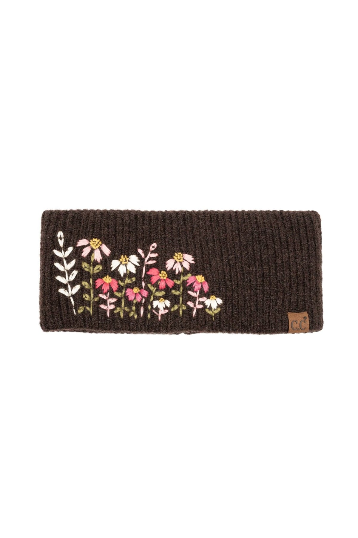 HWE0166 Flora Floral Embroidered Headwrap - MiMi Wholesale
