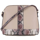 HY5209A Monogrammable Snake Skin Structured Crossbody - MiMi Wholesale