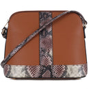 HY5209A Monogrammable Snake Skin Structured Crossbody - MiMi Wholesale