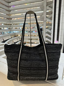 AB22471 Brittney Bee and Leopard Beaded Tote