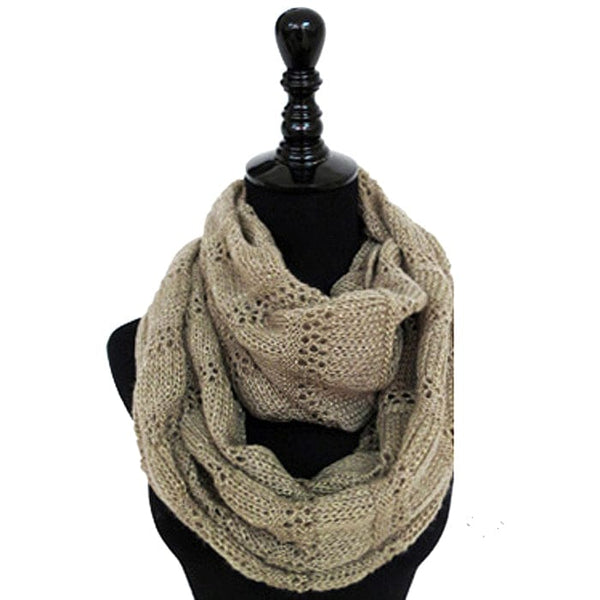 IN7020BE Keep Me Warm Infinity Scarf - MiMi Wholesale