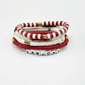 JB1001 Gameday Stretch Bracelet Set - MiMi Wholesale