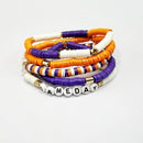 JB1001 Gameday Stretch Bracelet Set - MiMi Wholesale