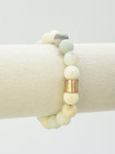 JB6004 Gold Accent Beaded Bracelet - MiMi Wholesale