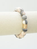 JB6004 Gold Accent Beaded Bracelet - MiMi Wholesale