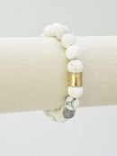 JB6004 Gold Accent Beaded Bracelet - MiMi Wholesale