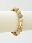 JB6004 Gold Accent Beaded Bracelet - MiMi Wholesale