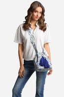 JBG225 Patterned Crossbody Bucket Bag - MiMi Wholesale