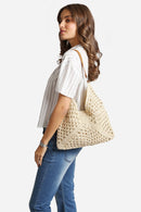 JBG231 Marlie Straw Hobo Tote Bag - MiMi Wholesale