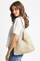 JBG231 Marlie Straw Hobo Tote Bag - MiMi Wholesale