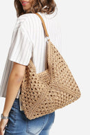 JBG231 Marlie Straw Hobo Tote Bag - MiMi Wholesale