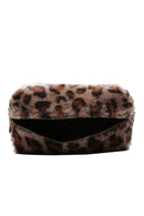 JBG311 Faux Fur Leopard Pouch - MiMi Wholesale