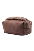 JBG312 Faux Suede and Sherpa Pouch - MiMi Wholesale