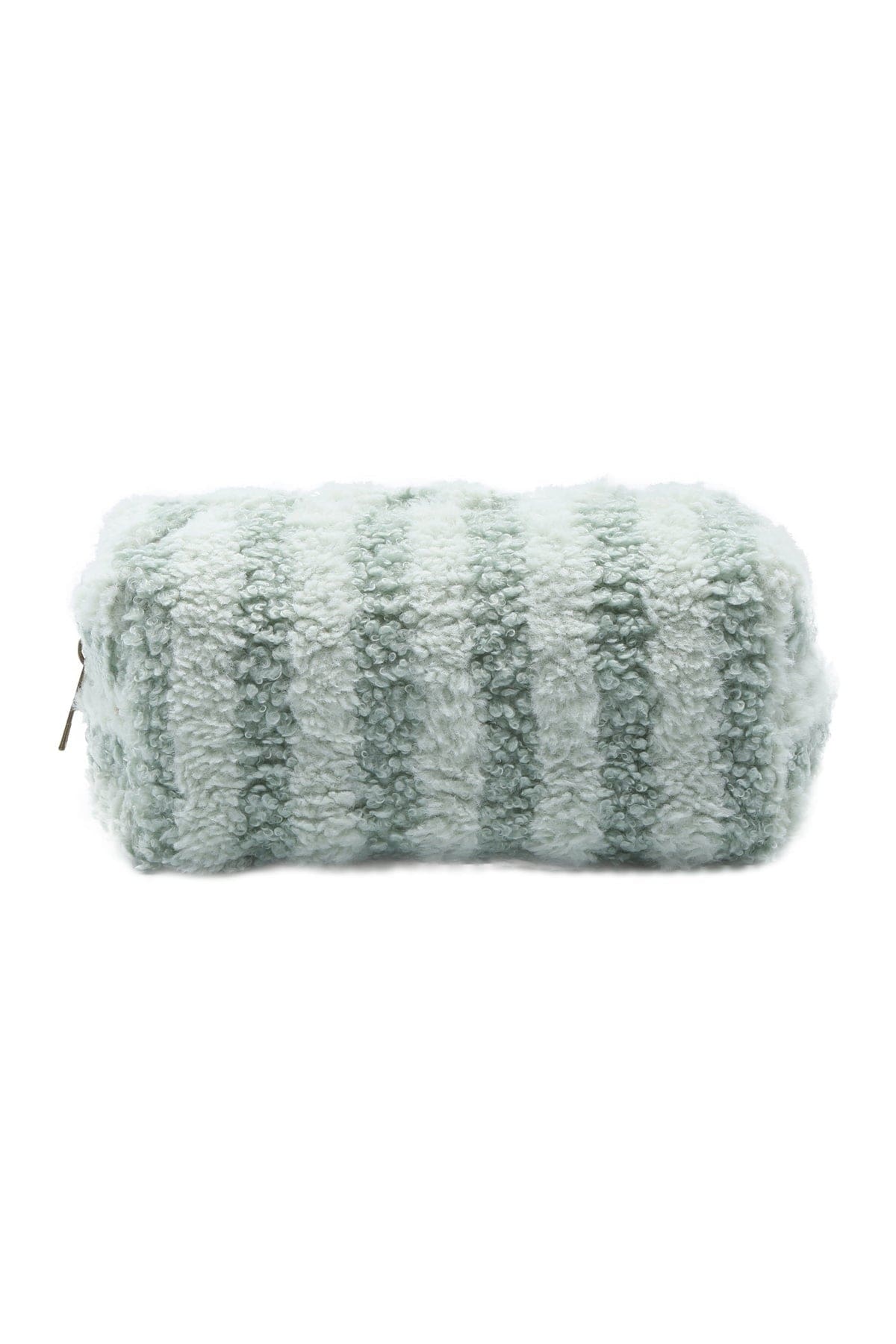 JBG313 Striped Pattern Sherpa Pouch - MiMi Wholesale