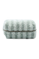 JBG313 Striped Pattern Sherpa Pouch - MiMi Wholesale