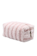 JBG313 Striped Pattern Sherpa Pouch - MiMi Wholesale