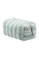 JBG313 Striped Pattern Sherpa Pouch - MiMi Wholesale