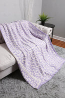 JCL1010 Super Lux Leopard Throw Blanket - MiMi Wholesale