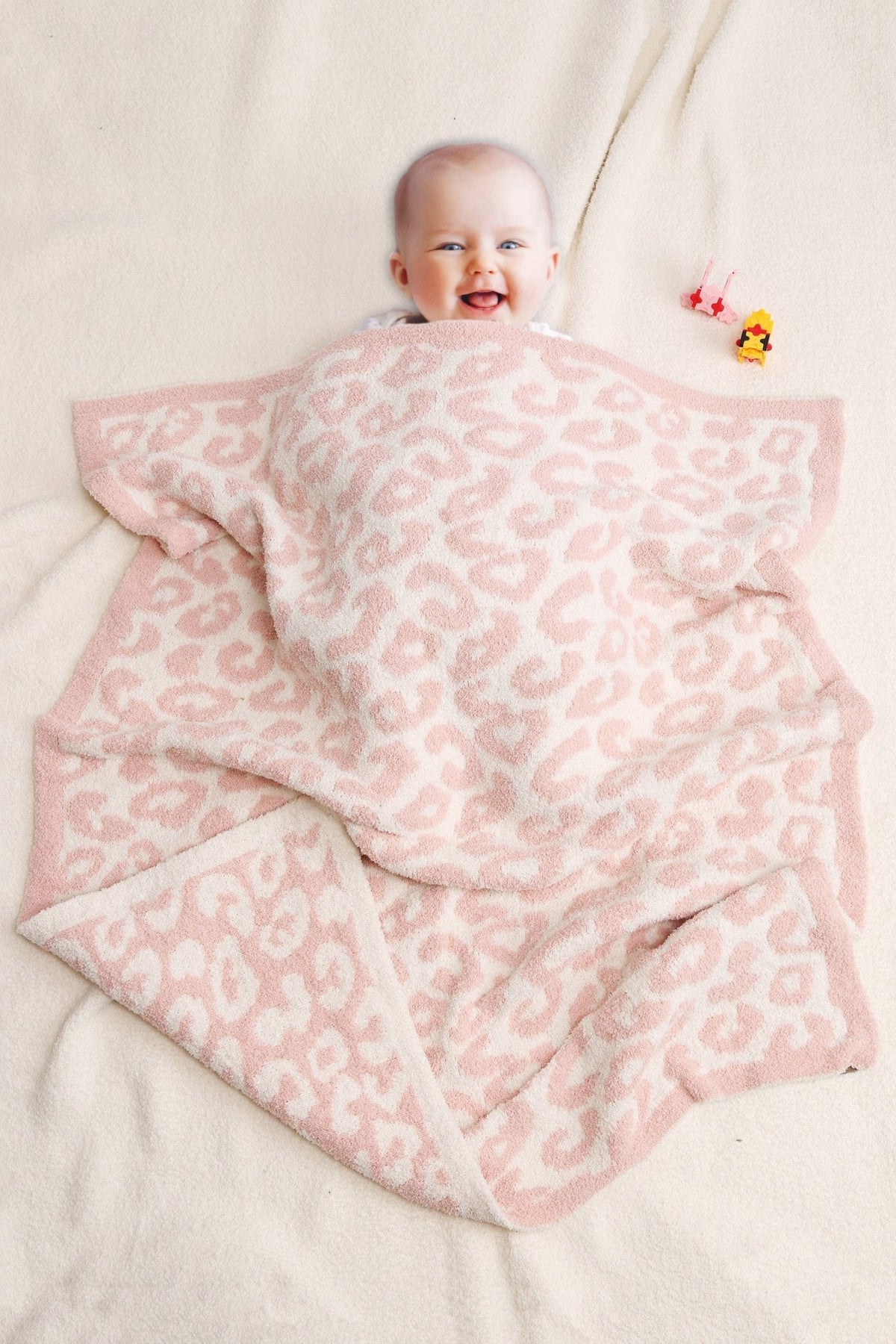 JCL1051K Super Lux Children's Leopard Blanket - MiMi Wholesale