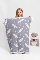 JCL1052K Children's Super Lux Various Pattern Blanket - MiMi Wholesale