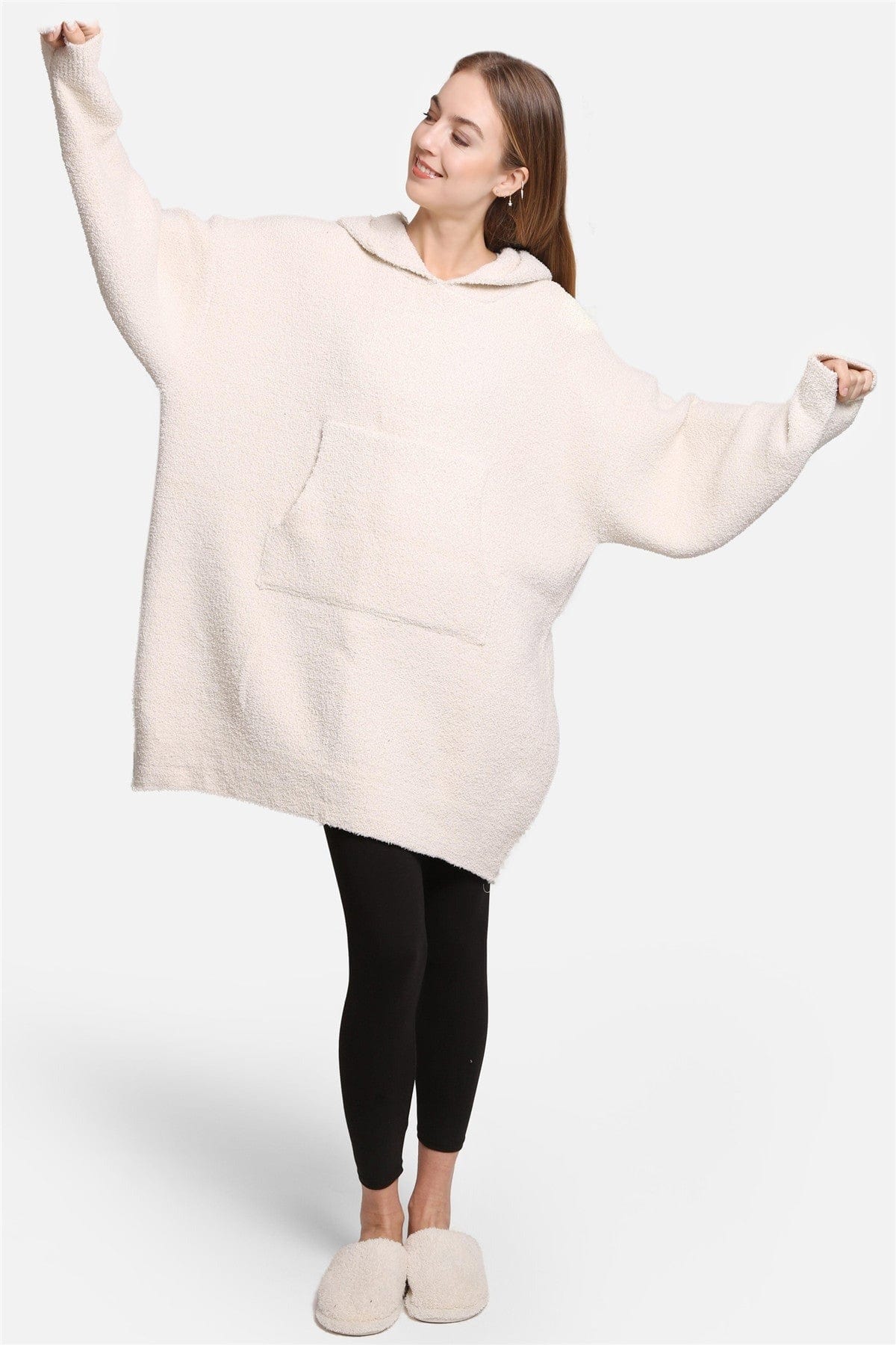 JCL2142 Super Lux Solid Color Wearable Blanket - MiMi Wholesale
