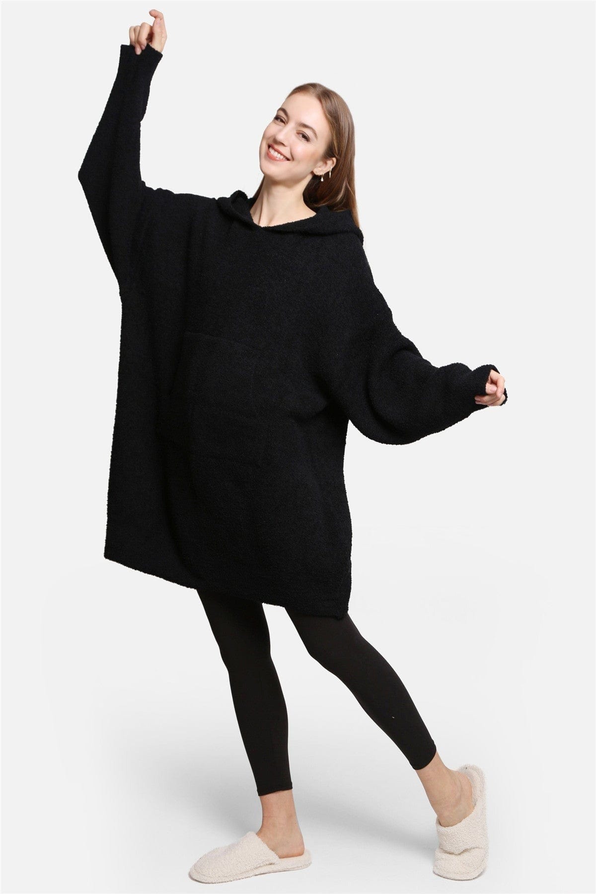 JCL2142 Super Lux Solid Color Wearable Blanket - MiMi Wholesale