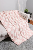 JCL4316 Super Lux Checkered Throw Blanket - MiMi Wholesale