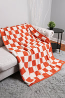 JCL4316 Super Lux Checkered Throw Blanket - MiMi Wholesale