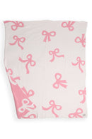 JCL6020 Super Lux Pink Ribbon Blanket - MiMi Wholesale
