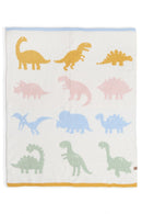 JCL6038K Super Lux Children's Multicolor Dinosaur Blanket - MiMi Wholesale