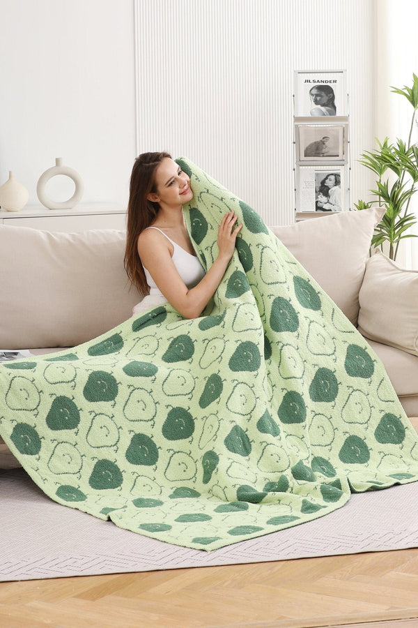 JCL6041 Super Lux Avocado Blanket - MiMi Wholesale