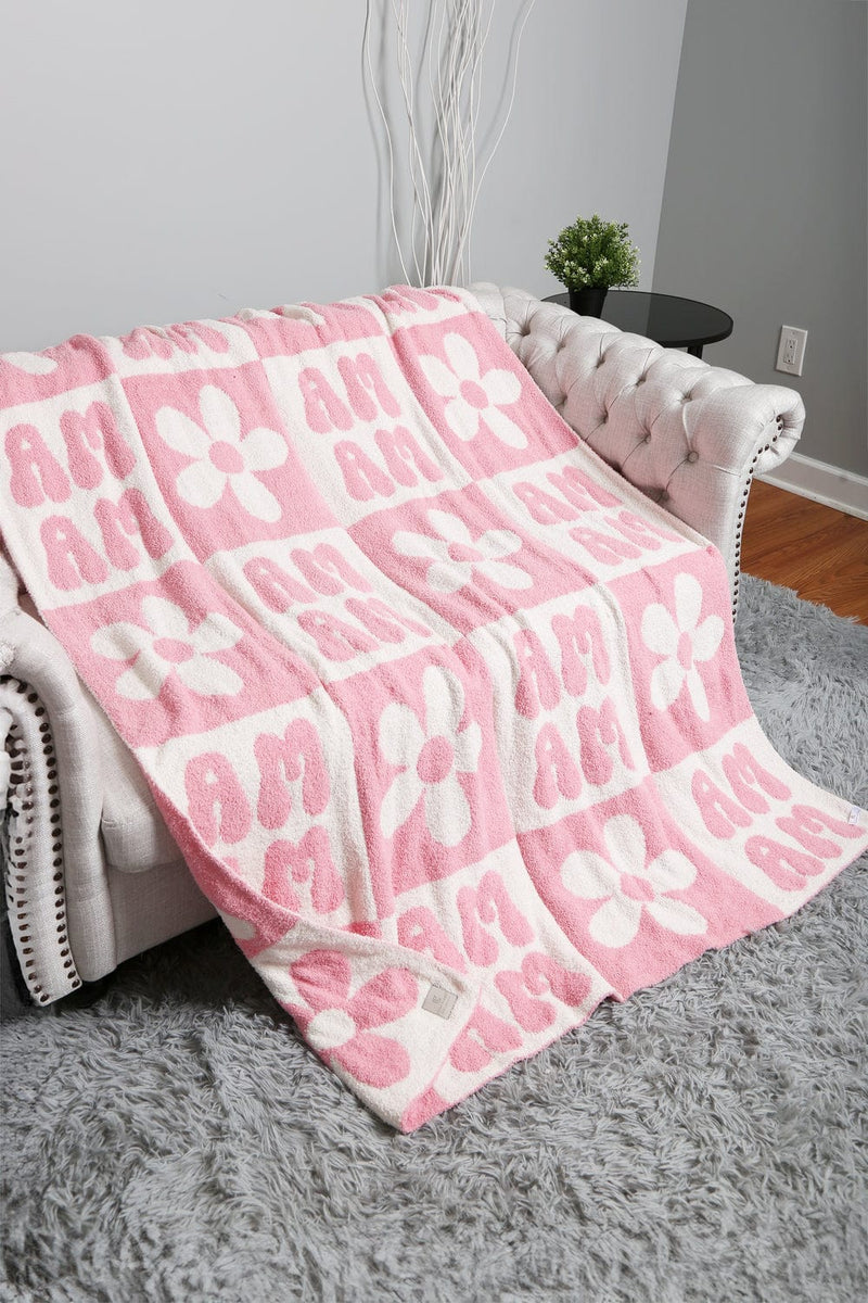 JCL6051 Super Lux Floral Mama Blanket - MiMi Wholesale