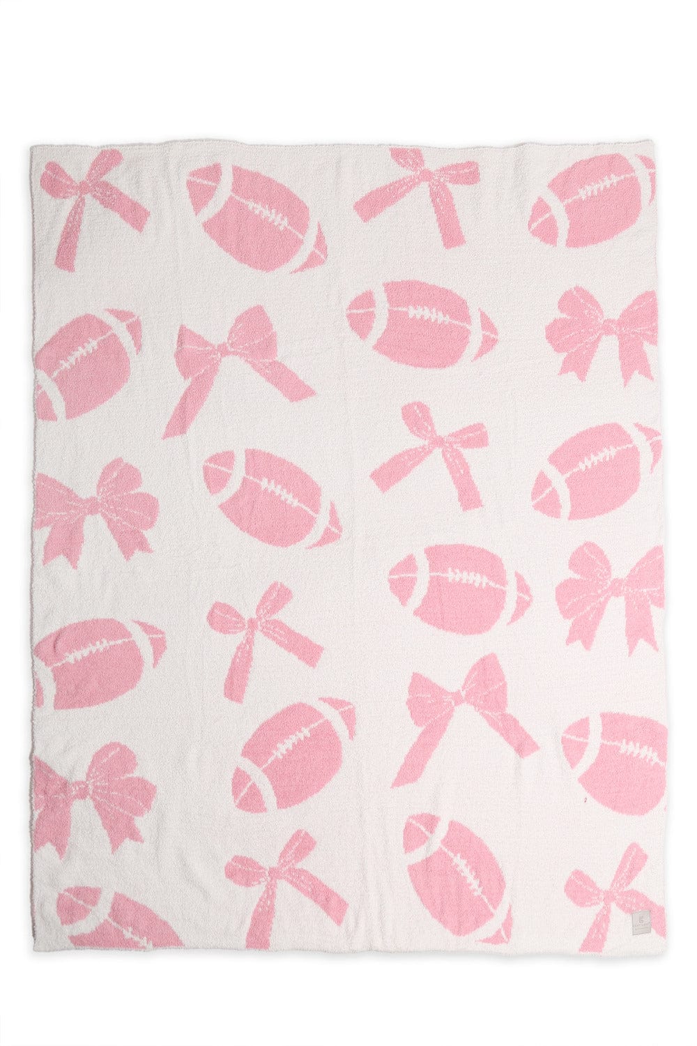 JCL6052 Super Lux Ribbon Football Blanket - MiMi Wholesale