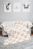 JCL6055 Super Lux Ribbon Checker Blanket - MiMi Wholesale