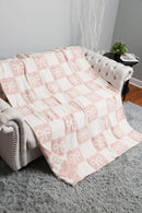 JCL6055 Super Lux Ribbon Checker Blanket - MiMi Wholesale
