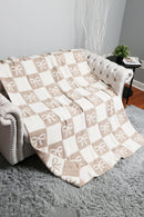 JCL6055 Super Lux Ribbon Checker Blanket - MiMi Wholesale