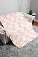 JCL6055 Super Lux Ribbon Checker Blanket - MiMi Wholesale